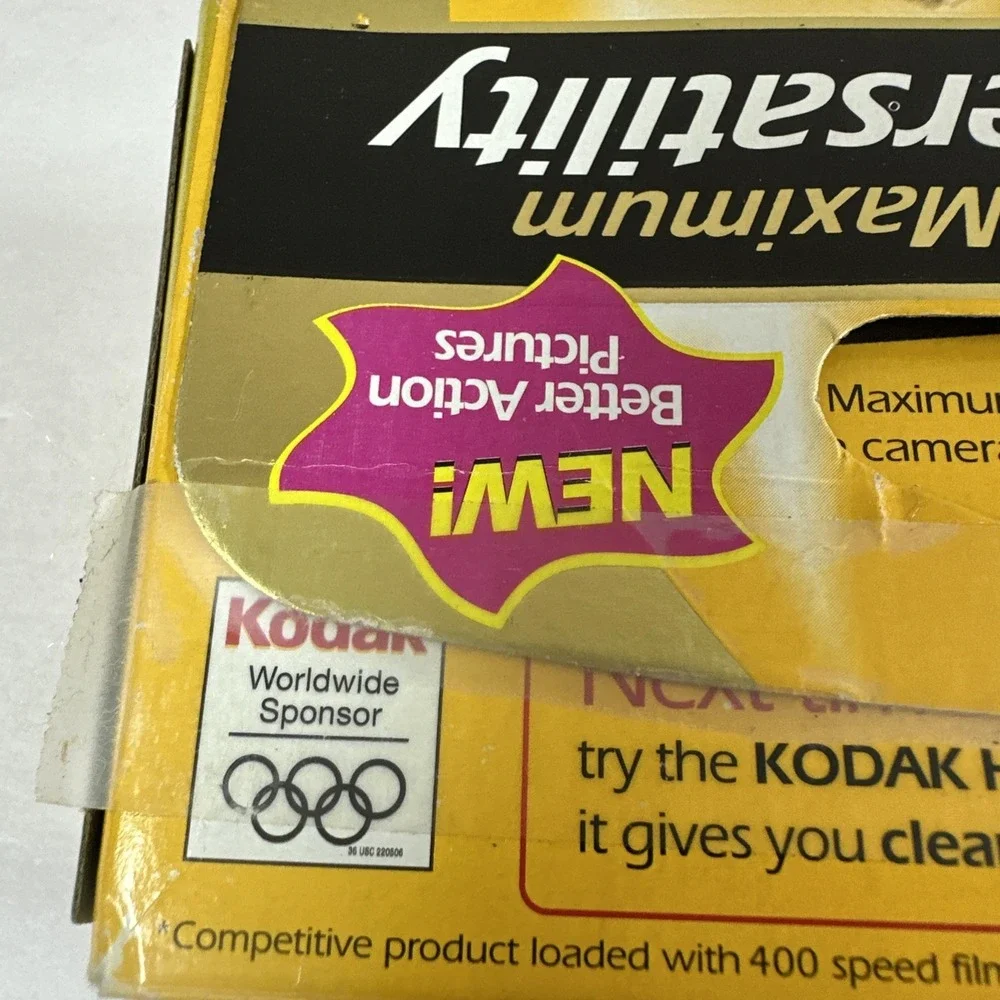 Kodak Max Single‎ Use Camera Disposable 800 Film 27 Exposures Expired 2006 Parts
